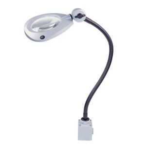 Lampa de lucru profesionala CENALED LENS AC cu lupa, cu braț flexibil - Img 13
