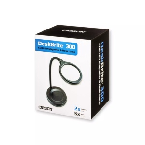 Lupa de birou DeskBrite 300 cu 2 x putere, lupa asferica - Carson - Img 7