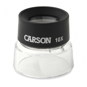 Lupa de focalizare LumiLoupe, putere 10x cu suport - Carson - Img 1