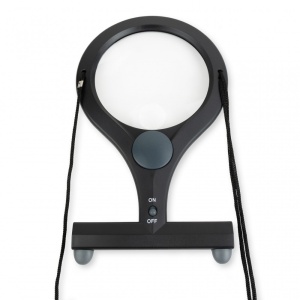 Lupa hands-free LumiCraft, putere 2x/4x cu leduri - Carson - Img 2