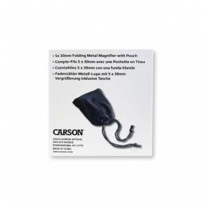 Lupa pliabila Metal LinenTes cu LED și masuratori 5x30 mm - Carson - Img 4