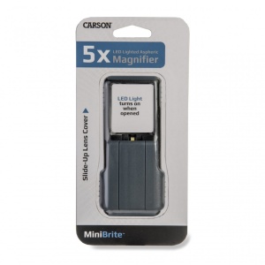 Lupă portabilă asferică cu iluminare LED 5x MiniBrite - Carson - Img 10