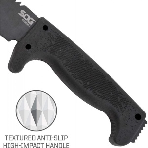 Maceta SOG SOGfari Tanto Machete 10", otel 3Cr13, lama Tanto 254 mm - Img 16