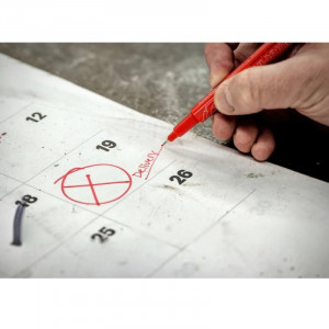 Marker cu cerneală permanentă DURA-INK DUAL, Markal - Img 3