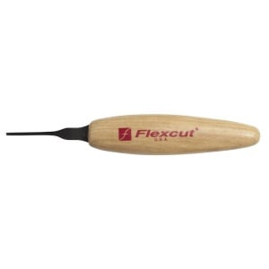 Micro dalta adanca cu varf in V la 90° pentru sculptura in lemn, Flexcut