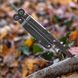 Multitool SOG PowerLock V-Cutter cu husa din nylon, 18 functii, otel inoxidabil 420, Compound Leverage - Img 18