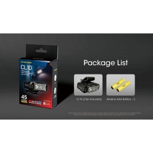 Nitecore CL10, Lanterna Clip-on 45 Lumeni - Img 16