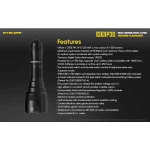 Nitecore NEW P30 Lanterna Vanatoare 1000 Lumeni - Img 18