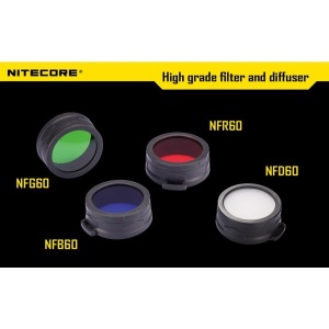 Nitecore NFG60, Filtru Verde Lanterna 60mm - Img 2