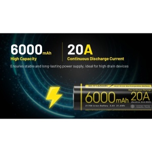Nitecore NL2160HPi - Acumulator 21700i 6000mAh Li-ion - Img 10