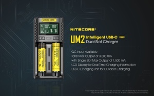 Nitecore UM2 - Incarcator USB Inteligent 2 Sloturi - Img 5