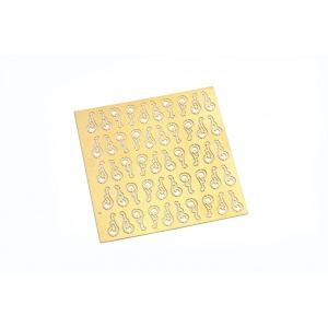 Ornament din alama tip F pentru navomodele / hobby, Amati Italia - Img 1