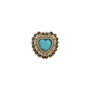 Ornament Turquoise Feather Tandy Leather SUA - Img 4