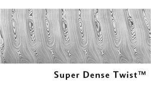 Otel Damasc pentru cutite, Damasteel DS93X, SuperDenseTwistFlatGround 33x4x320mm