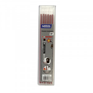 Pachet 6 mine Red-Riter reumplere creion marcaje sudura Trades-Marker® Dry, Markal - Img 3