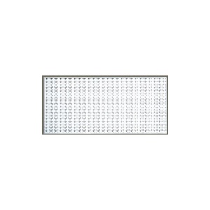 Panou perforat orizontal de 1000x500mm alb cu set de 40 carlige metalice/plastic - Img 4