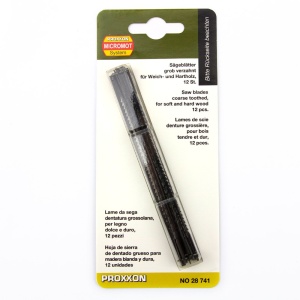 Panze cu pin pentru traforaje, 10TPI, 12 buc, Proxxon 28741 - Img 7