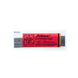 Panze traforaj cu dinti dubli Niqua PEBECO DOUBLE TOOTH 13cm set 12 panze - Img 2