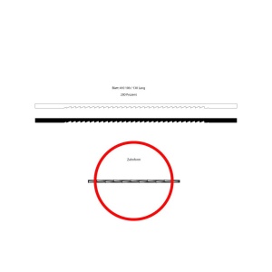 Panze traforaj speciale negre NIQUA 13 cm, pachet 12 buc