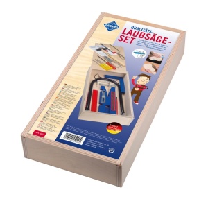 Pebaro 452, Set traforaj, ambalat in cutie de lemn, 23 piese - Img 2