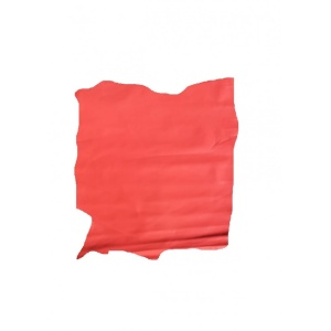 Piele Nappa Rosu Deschis pentru Proiecte Mici - Piele Naturala (cod NAP 85)