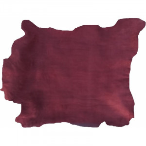 Piele Stretch Visiniu pentru Proiecte Mici - Piele Naturala Elastica (cod STR 4) - Img 2
