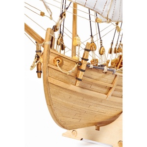 Pinta - Caravela lui Columb 1492, Navomodel Amati, Scara 1:65 Lungime 45cm - Img 18