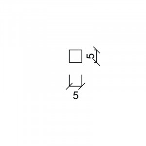 Profil lemn balsa 5x5x1000 mm - Img 3