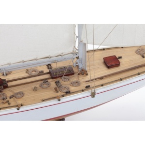 RAINBOW - J Class Yacht - 1934 - US Defender, Scara 1:80, Navomodel Amati, Set scule incluse - Img 12