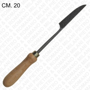 Raspel cu maner pentru sculptura lemn si marmura, 20 cm B68620, Milani Utensili - Img 2
