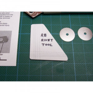 RB-T009 Rivet-R Set roti imitatie nituire, modelism/hobby - Img 10