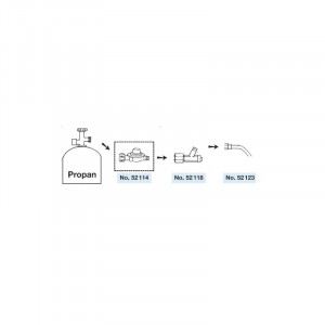 Regulator presiune butelie gaz 2,5 bari filet 3/8", pentru propan & butan - Img 3