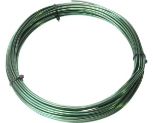 Sarma de aluminiu 2 mm x 100 m, verde pentru Modelism si Hobby