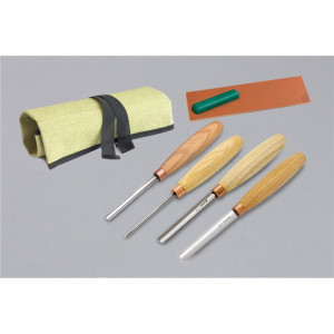 SC02 Set dalti drepte pentru sculptura in lemn, BeaverCraft - Img 2