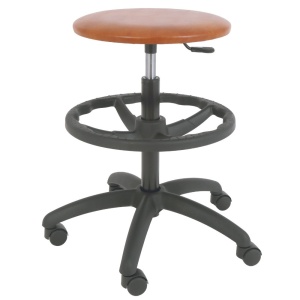 Scaun Labor XTRA imitatie piele cu inaltime reglabila si suport picioare negru - Img 8
