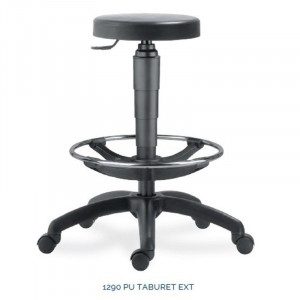 Scaun profesional 1290 Pu Taburet EXT, inalt din poliuretan - Img 2