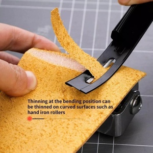 Scula pentru subtiat piele naturala profesionala - Tandy Leather. - Img 6