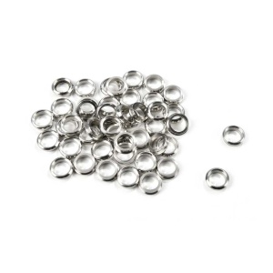 (Set 10) Hublou nichelat fara sticla pentru navomodele, 10mm, Amati - Img 1