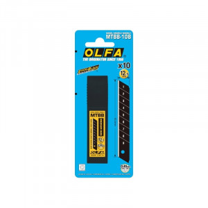 Set 10 lame cutter negre 12.5 mm OLFA MTBB-10B - Img 3
