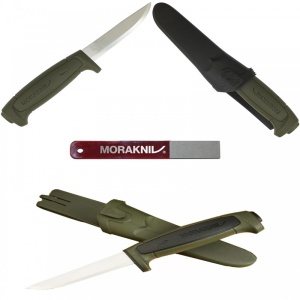 Set 2 Cutite Utilitare Basic 546&511 +Diamant ascutire, Morakniv - Img 1