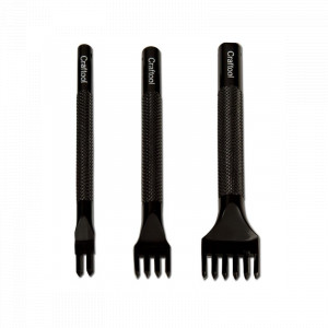 Set 3 dalti perforare pielarie, 2mm Tandy Leather - Img 2
