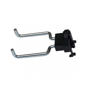 Set 4 carlige duble 50mm pentru panou perforat - Img 1