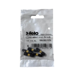 Set 5 biti Felo, seria Impact profil Philips, C6.3, PH3, 25mm - Img 1