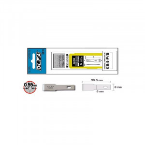 Set 5 lame de precizie plate OLFA KB4-F/5 Japonia - Img 2