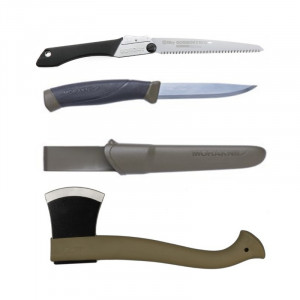 Set Cutit Companion MG (C), Fierastrau Silky Gomboy 210mm cu 10dinti, 30mm si Topor verde - Img 2
