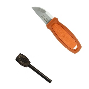 Set Cutit Eldris Portocaliu si amnar, Morakniv