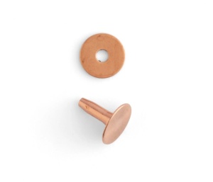 Set nituri cu saibe din cupru pielarie Tandy Leather, 7 mm - Img 1