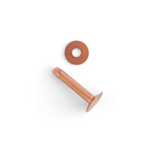 Set nituri cupru pielarie nr. 9, Tandy Leather 19 mm
