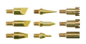 Set pentru pirogravura cu 2 placi de lemn si 9 varfuri, Pebaro - Img 14