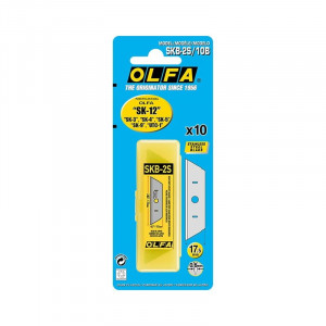 SKB-2S/10B Set 10 lame inox pentru cutter de siguranta SK-12 , Olfa - Img 3